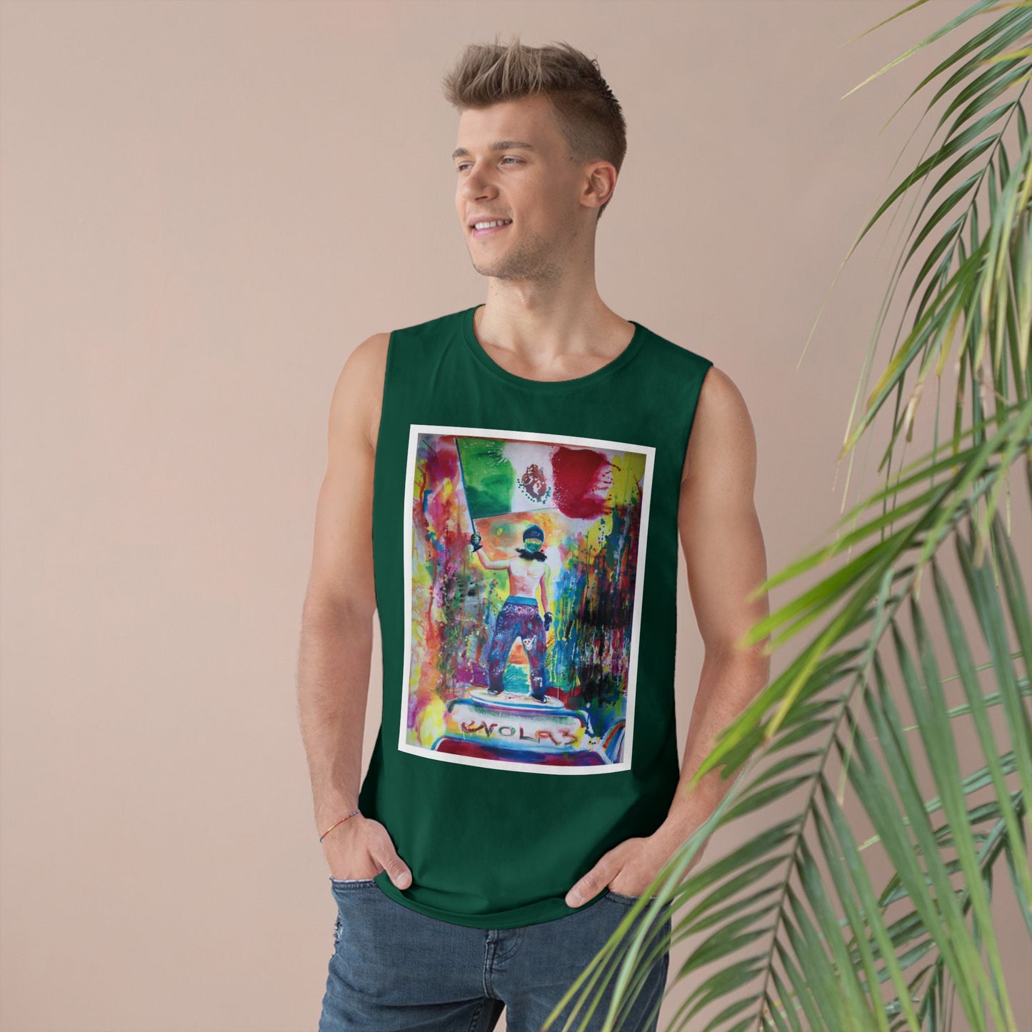 "Resist" on Unisex Tank