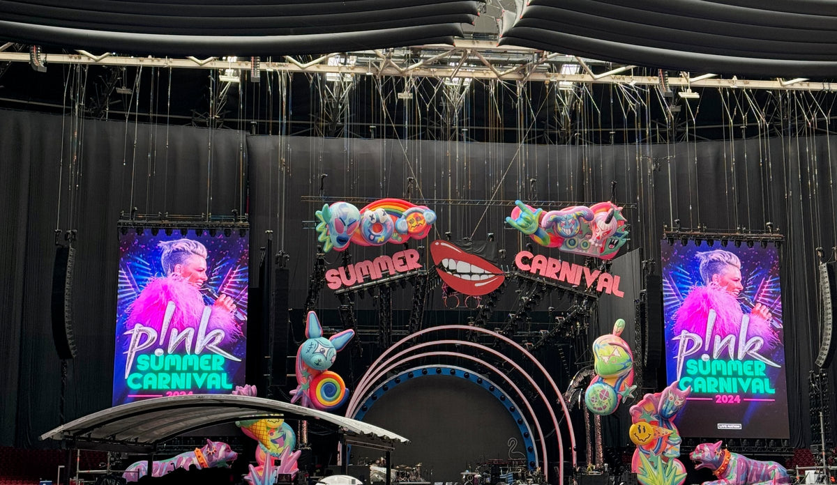 The Summer Carnival stage at the Johan Cruijff ArenA before the show
