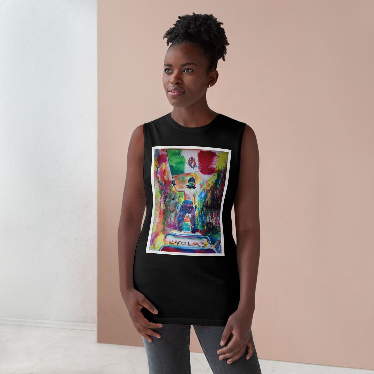 "Resist" on Unisex Tank