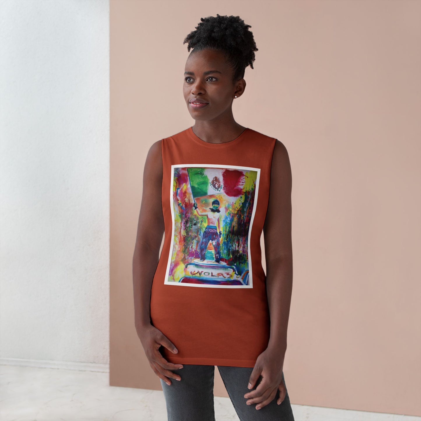 "Resist" on Unisex Tank