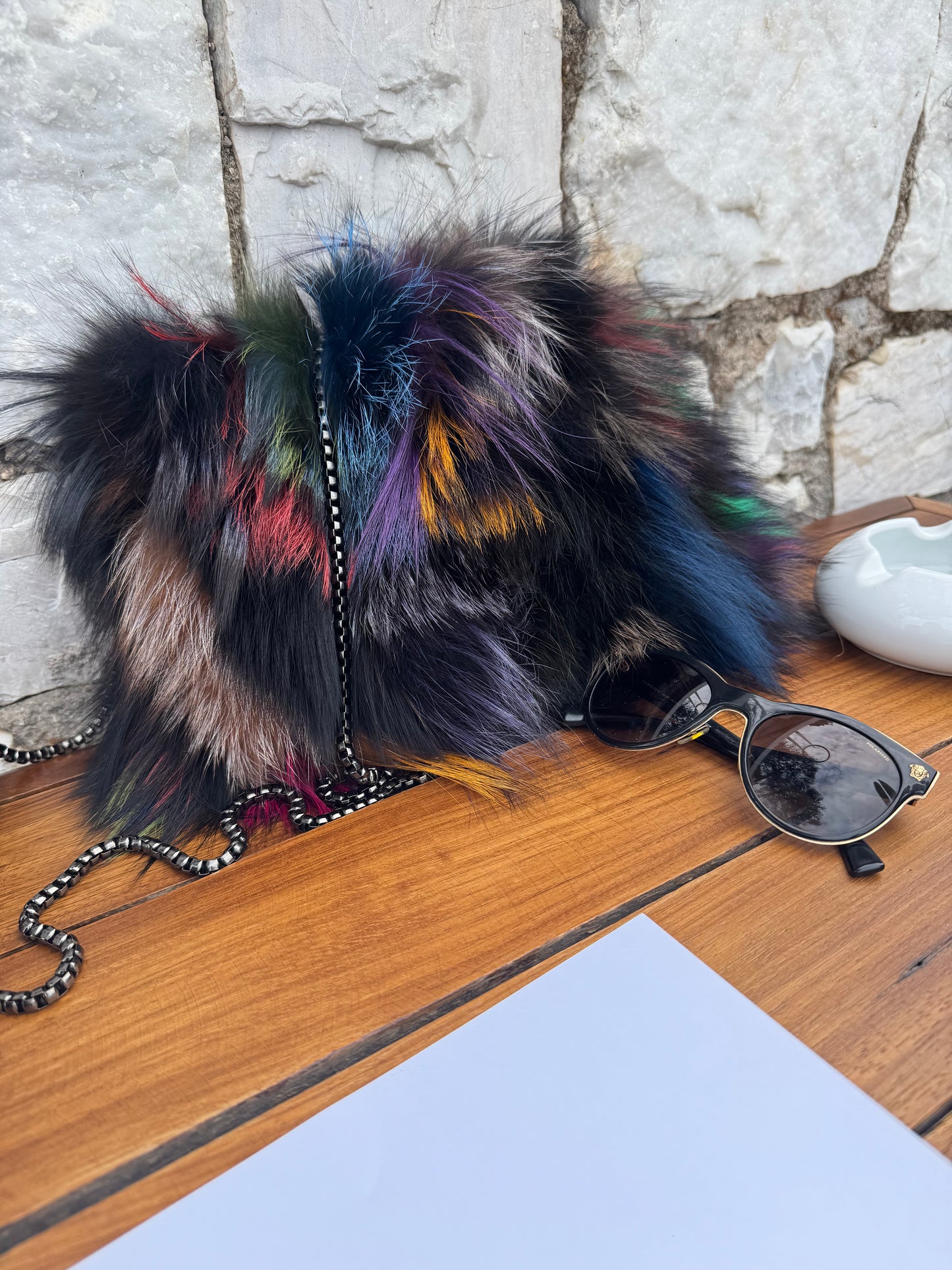 Bolso de zorro teñido a mano - Drop Nº01