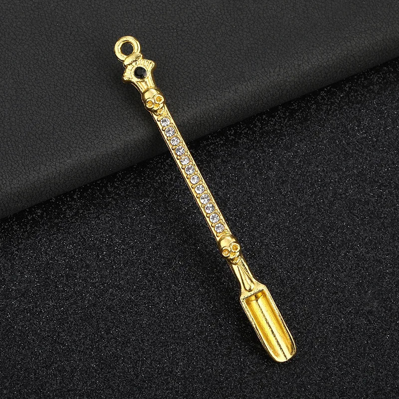 Mini Scoop Powder Spoon with Crystals