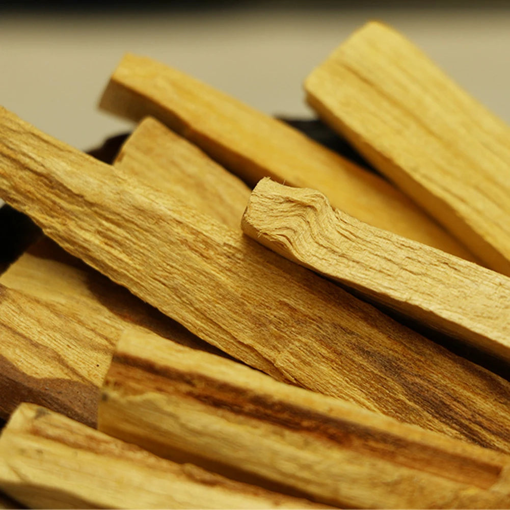 Palo Santo Natural Incense Sticks Wooden Smudging Strips Aroma Diffuser Stains Stick Aromatherapy Burn Wooden Stick No Fragrance