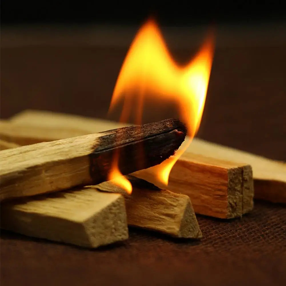 Palo Santo Natural Incense Sticks Wooden Smudging Strips Aroma Diffuser Stains Stick Aromatherapy Burn Wooden Stick No Fragrance
