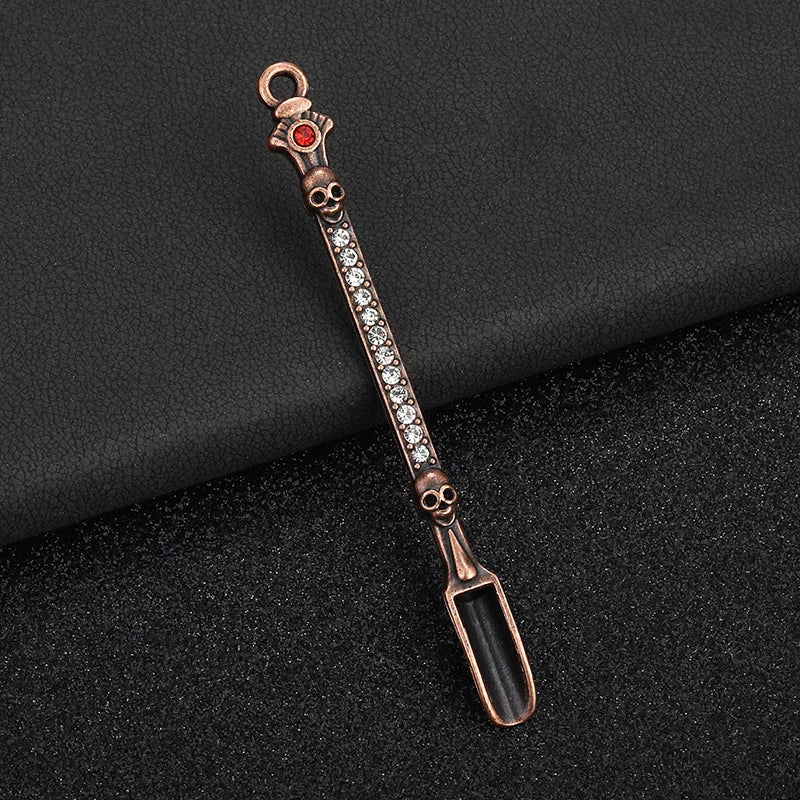 Mini Scoop Powder Spoon with Crystals