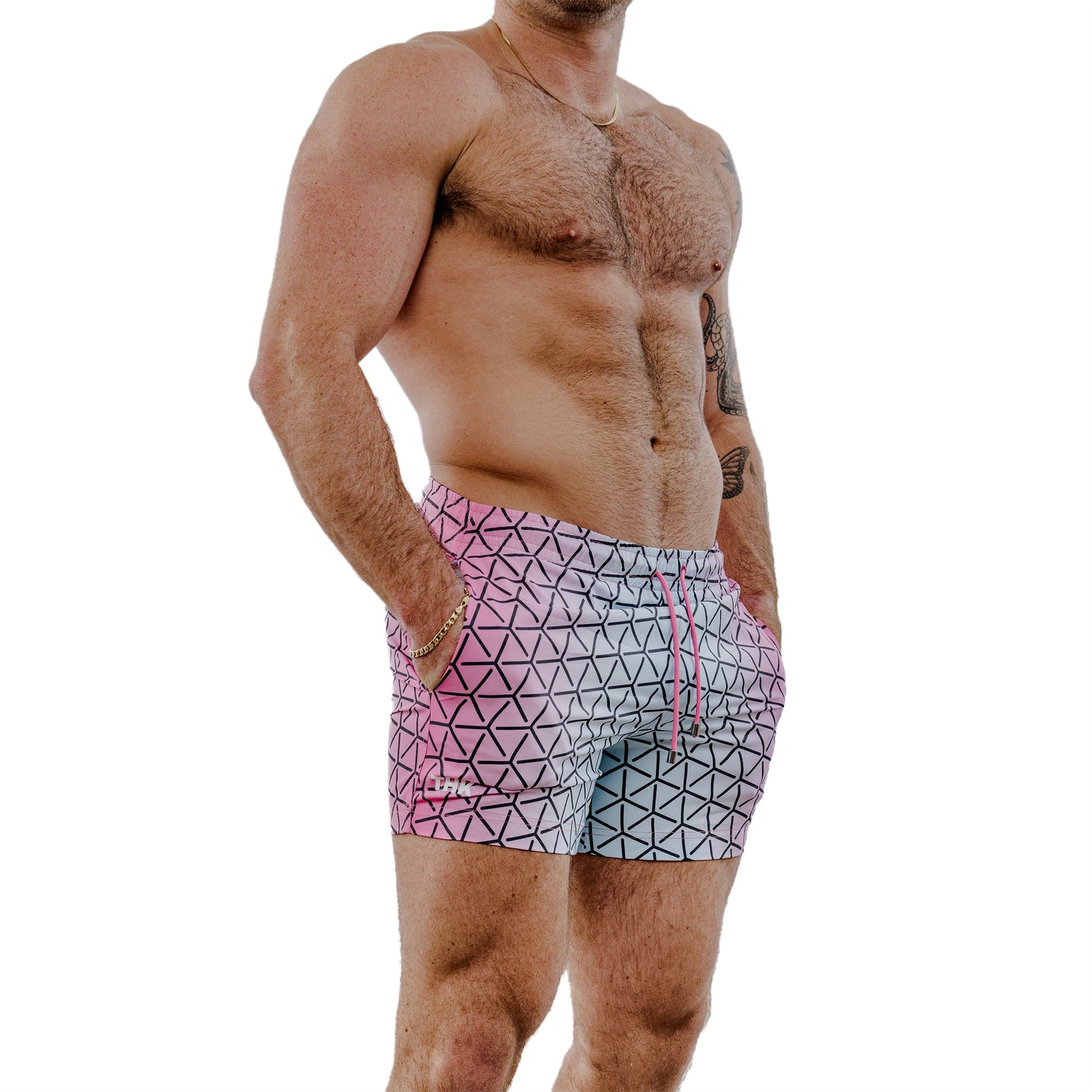 Kaleidoscope Swim Gym Short