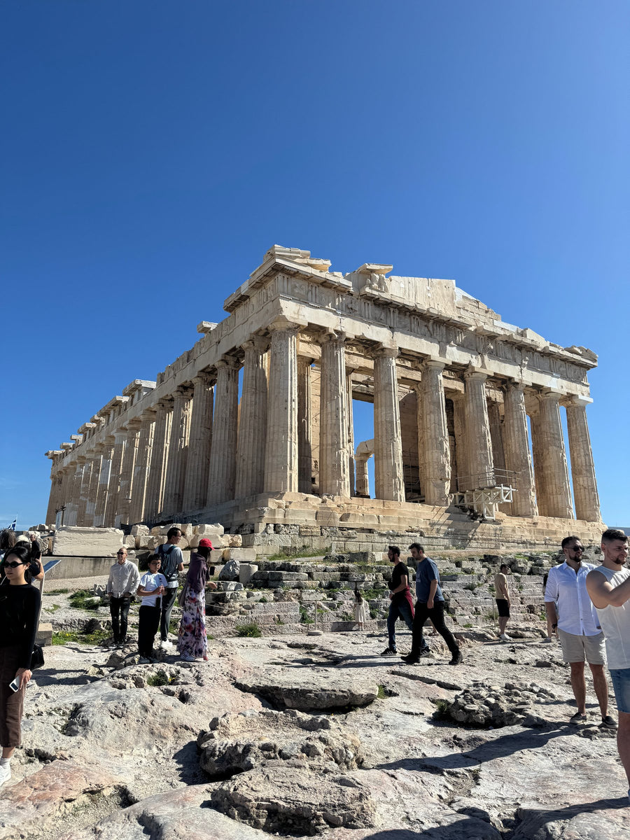 The Parthenon on a clear October day